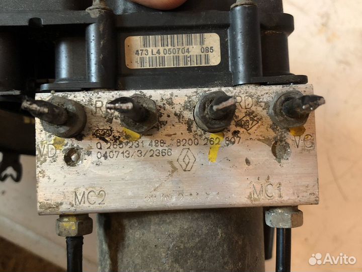 Блок ABS renault logan