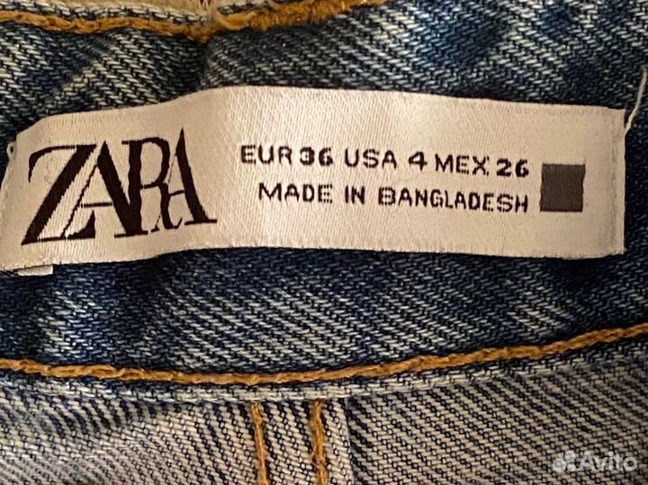 Джинсовые шорты zara