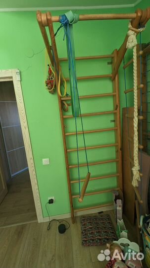 Детская шведская стенка деревянная