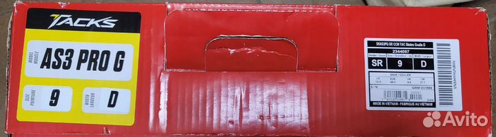 Коньки хоккейные вратаря ccm tacks as3 pro 9d