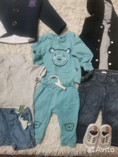 Пакет вещей на мальчика с 6 до 1 года