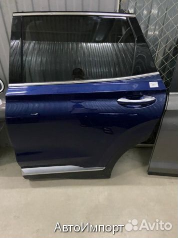 Дверь задняя левая Hyundai Santa Fe