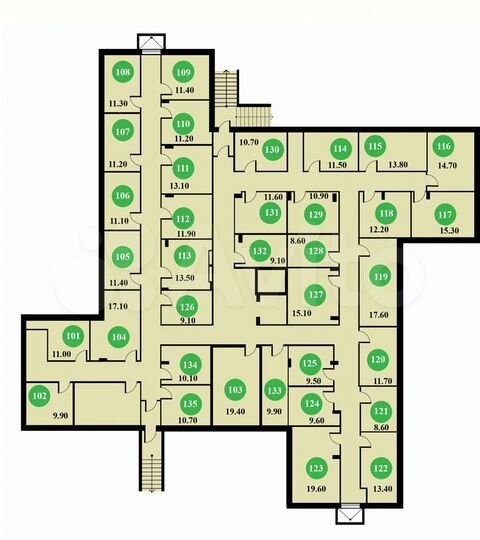 Помещение свободного назначения, 11.5 м²