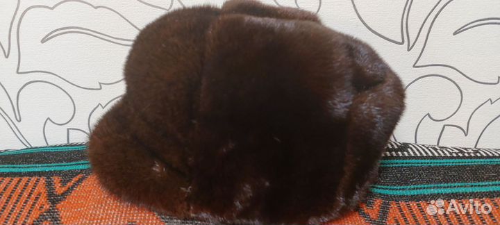 Норковая шапка мужская новая 58 размер