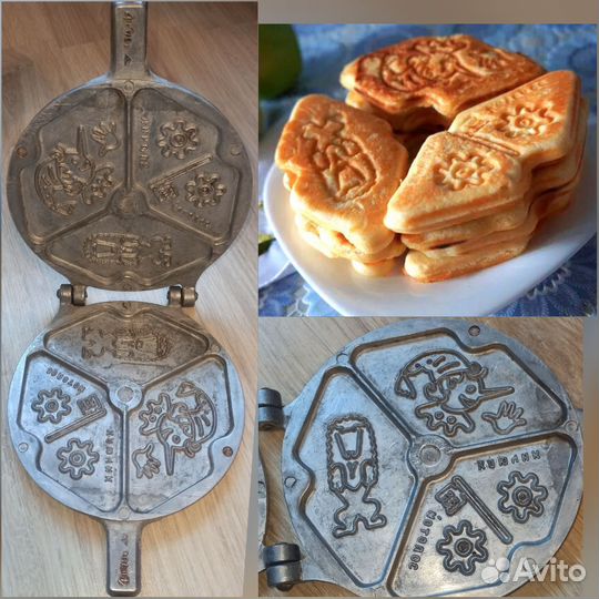 Вафельница СССР Золотой ключик