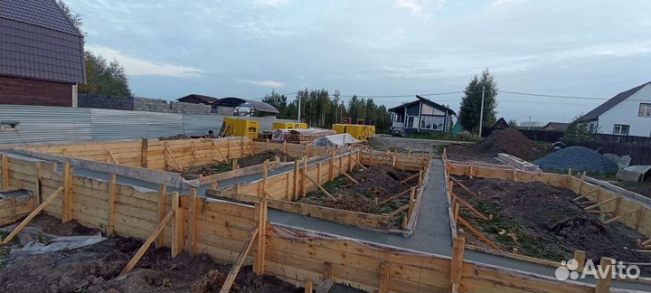 Заливка фундамента любой сложности