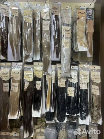 Волосы на заколках от производителя