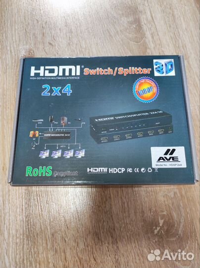 Разветвитель (splitter) hdmi - AVE hdsp2x4