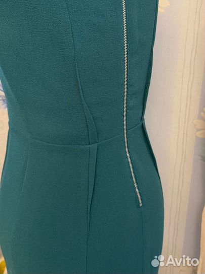 Платье изумрудное H&M