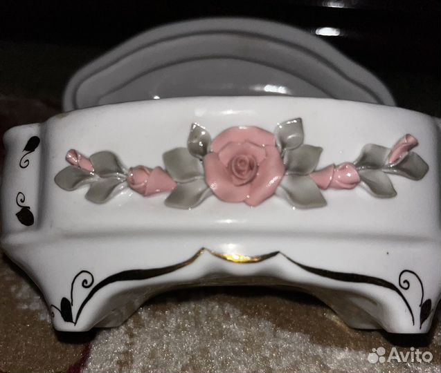 Шкатулка кисловодский фарфор