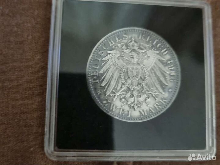 Германия. Баден. 2 марки. 1906 год