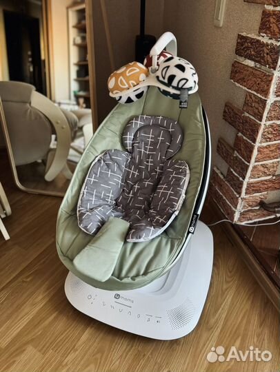 Кресло-качалка 4moms MamaRoo New Oliva + Вкладыш