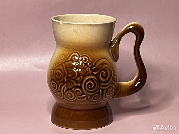 Кружка пивная 0.5л СССР керамическая