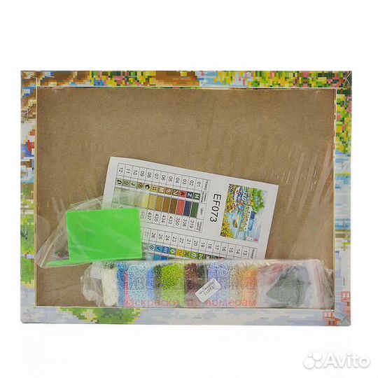 Алмазная мозаика 40x50 Ваза с нежными лилиями на ф