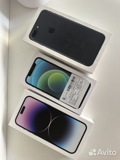 Коробки от iPhone, MacBook, apple watch, Mac mini