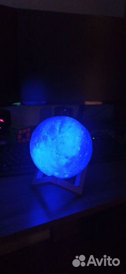 Светильник-ночник 3D шар Луна Moon Lamp, 15 см