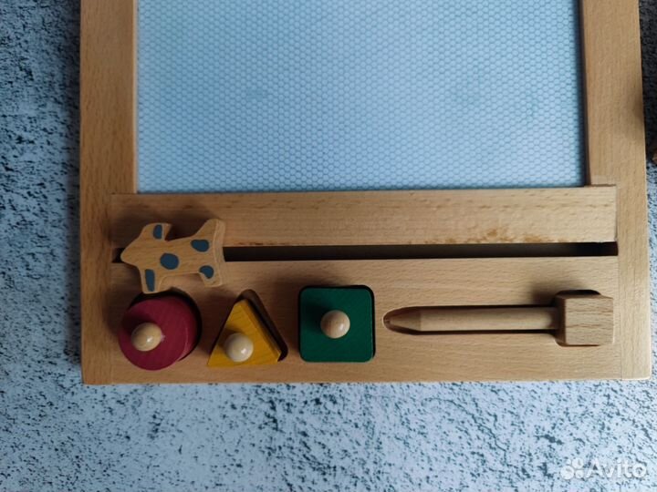 Деревянная магнитная доска для рисования