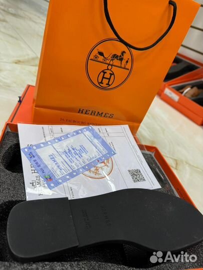 Элегантные женские тапочки Hermes