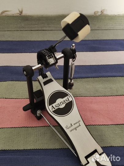 Педаль для бас барабана, бочки asanasi p-200