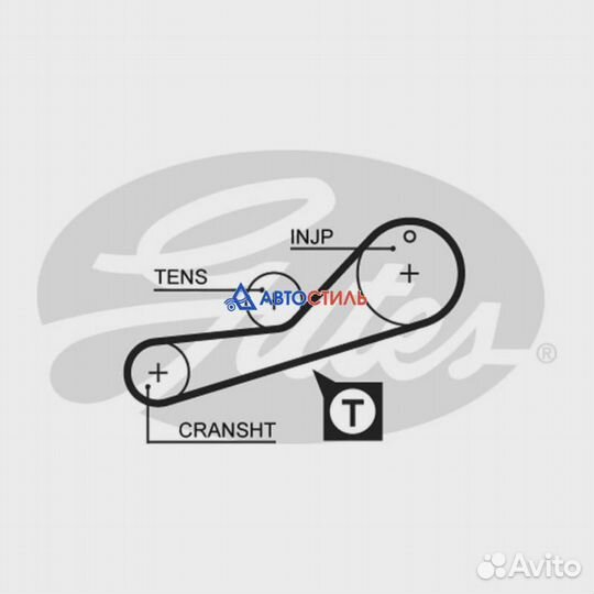 5452XS Ремень грм Gates Ford, Mazda, 85 зубцов