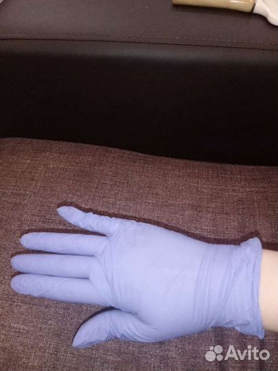 Перчатки нитрил