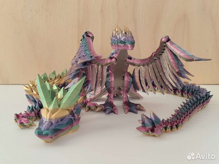 Дракон. Антистресс. Дракон подвижный. Радужный