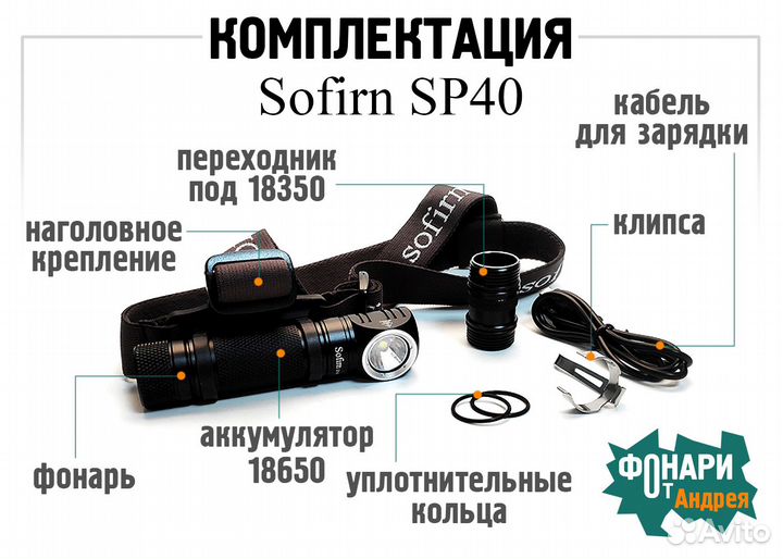 Фонарь Sofirn SP40