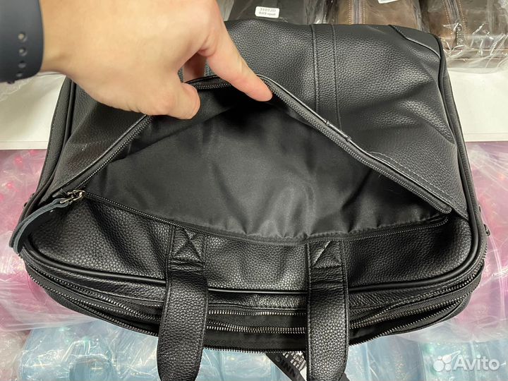 Мужская кожаная сумка портфель