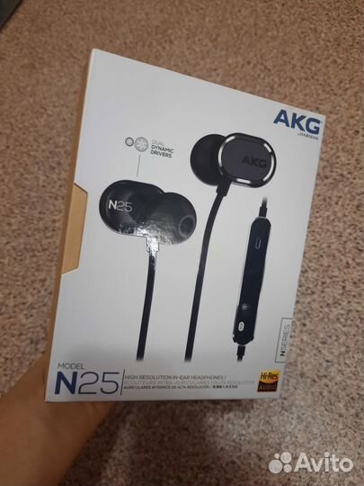 Наушники AKG N25 новые