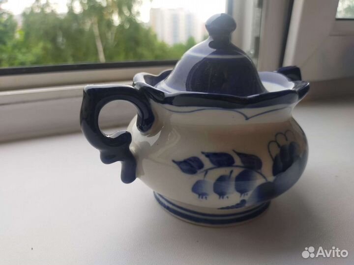 Сахарница СССР гжель