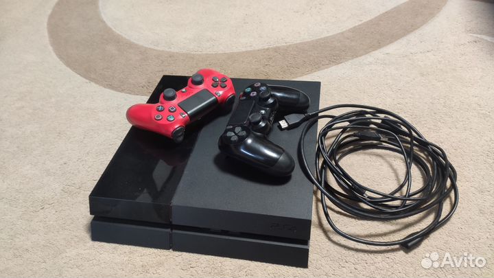 PS4 PRO (slim,Fat) c 2 геймпадами и 20 игр