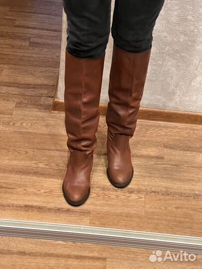 Сапоги женские натуральная кожа 39 размер