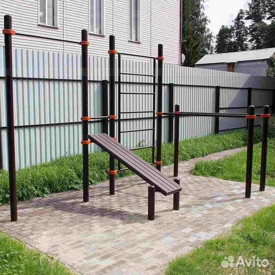 Домашние Площадки, Турник, брусья, качели