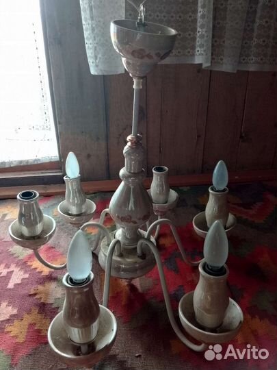 Люстра потолочная бу