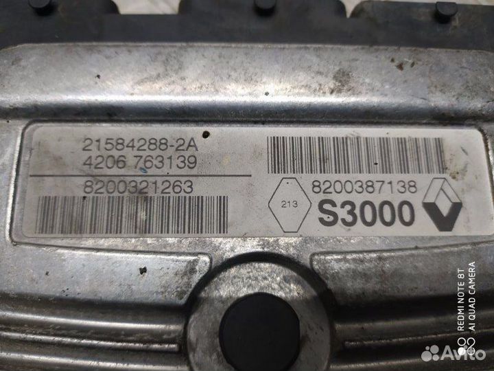 Блок управления двигателем Renault Scenic 1.6 16V