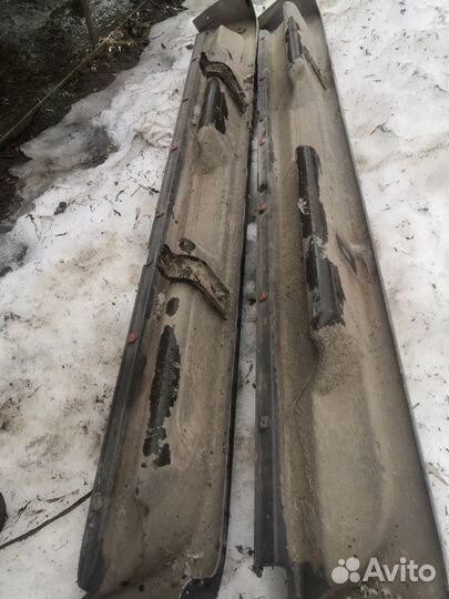 Пороги на hyundai santa fe