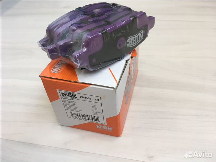 Япония NiBK Задние тормозные Колодки Nissan