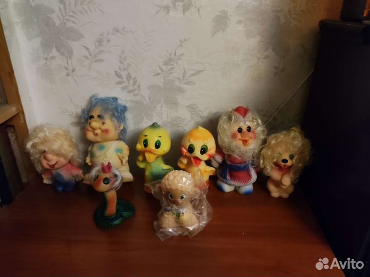 Резиновые игрушки СССР