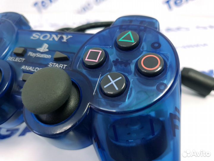 Геймпад Dualshock 2 (Original) прозрачный