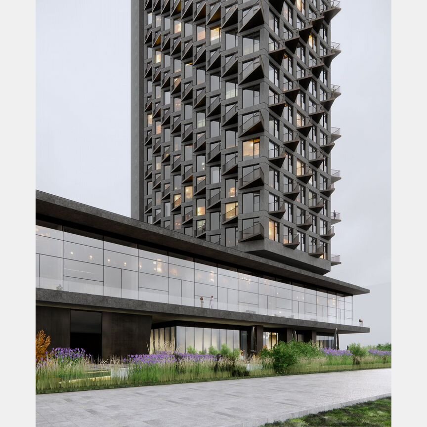 2-к. квартира, 69,4 м², 12/27 эт.