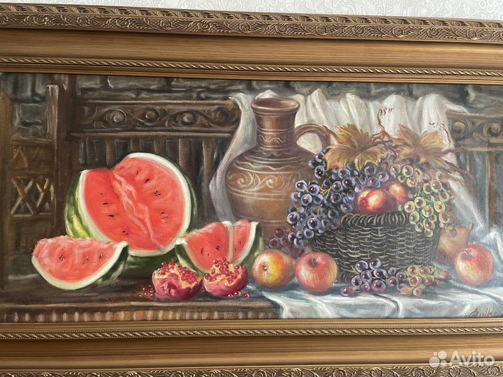 Картина маслом на холсте натюрморт