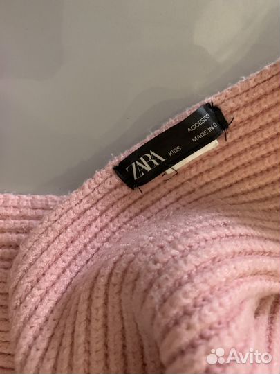 Шапка, шарф и перчатки zara