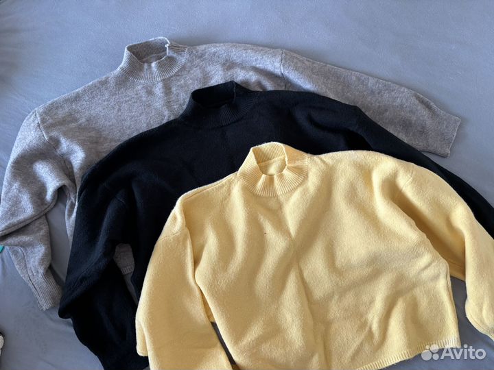 Свитер укороченный