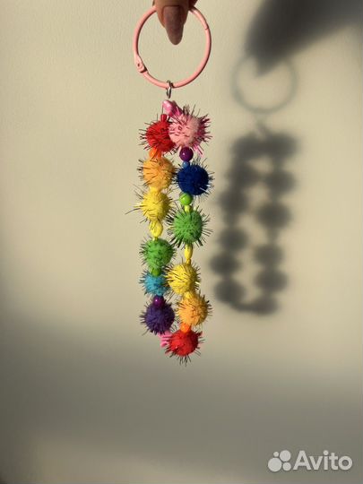 Брелок карабин радуга kidcore