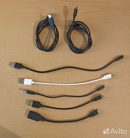 Кабель USB type c, micro USB, OTG