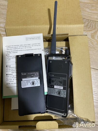 Новая радиостанция Icom IC-F4S-4