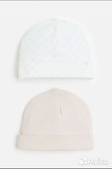 Шапочки для новорожденной H&M