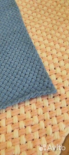 Плед из ализе пуффи