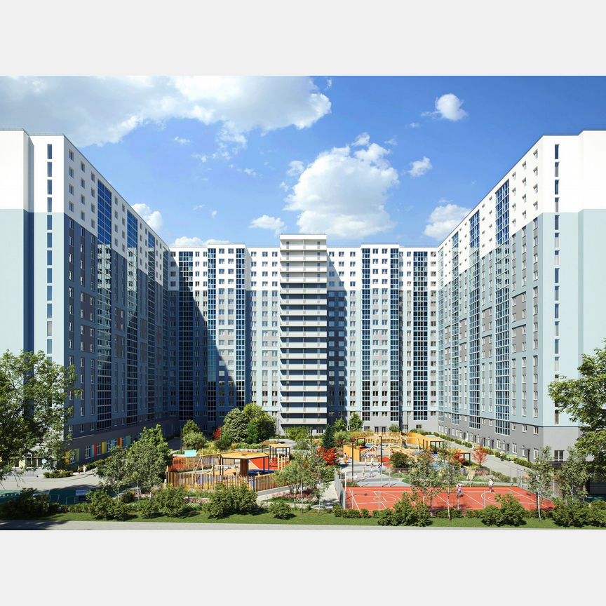 1-к. квартира, 38,3 м², 2/19 эт.