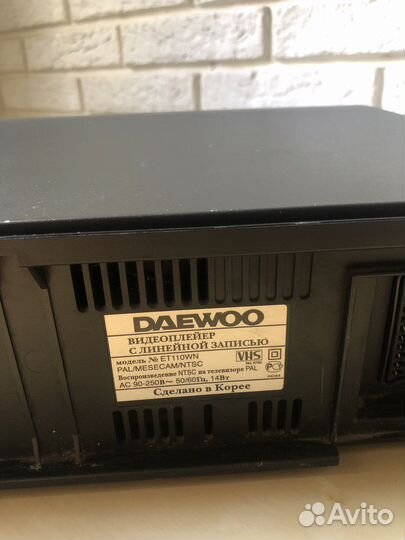 Видеомагнитофон Daewoo